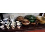 Collection of china to include a T G Green mixing bowl