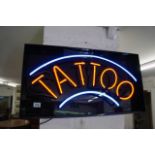 Neon 'TATTOO' sign - Working