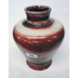 Large Cobridge Stoneware (Moorcroft) Vase - Small chip to base but displays well
