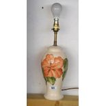 Moorcroft table lamp