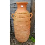 Large terracotta urn - approx 44" high