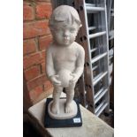 Garden ornament - child with ball