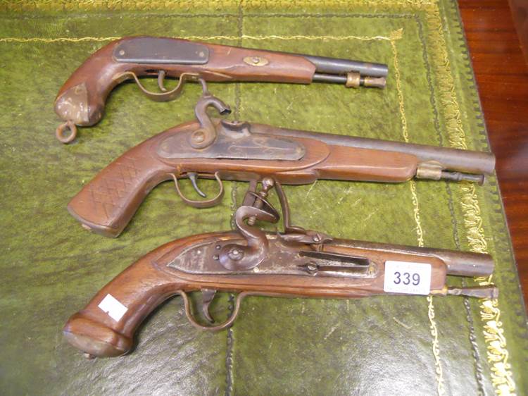 3 reproduction pistols