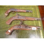 3 reproduction pistols