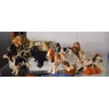 Collection china dogs to include 7 Royal Doulton