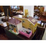 2 dolls houses, diecast cars (to include Corgi) etc