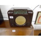 Old bush Bakelite radio