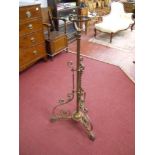 Cast iron lamp stand