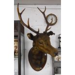 Mounted stags head 'St Hubert' 27th November 1899 - Estimate £500 to £600