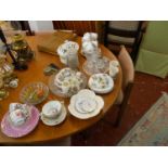 Large collection of china, glass etc to include Royal Worcester