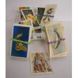 Box of cigarette cards