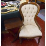 Reproduction nursing chair & sewing table