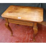 Small occasional table with lift lid