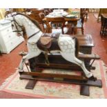 Quality Limited Edition Wooden Rocking Horse - No 69 of 500. These apparently were made for