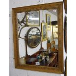 Oak framed wall mirror