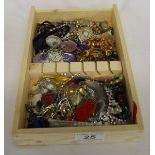 Box of costume jewellery