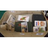 Box of cigarette cards