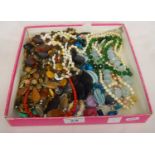 Box of costume jewellery