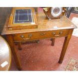 18C style oak side table