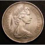 Mint Error- Mis-strike Decimal Two Pence 1971 an off-metal strike in cupro-nickel weight 6.99