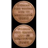 Farthing 19th Century Cork (2) undated Joseph Helen Good Fine, William Fitzgibbon and Co.Merchants