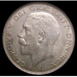 Halfcrown 1921 Davies 1679 - dies 3+C. A scarce variety with an enlarged rev. C UNC or near so and