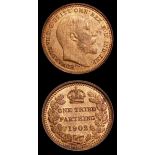 Third Farthings (2) 1902 Peck 2241, 1913 Peck 2358 both UNC and lustrous, the first with some