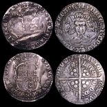 Hammered a small group (3) Sixpence Philip and Mary 1555 English titles only, no mintmark, Fine