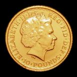 Britannia Gold Ten Pounds One Tenth Ounce 2002 UNC still in the plastic seal