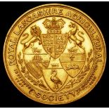 Royal Lancashire Agricultural Society, Agricultural Prize Medal 1937 22 grammes of 9 carat gold,