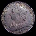 Florin 1896 ESC 880 Davies 843 dies 2B NGC MS63 UNC and attractively toned with some minor contact