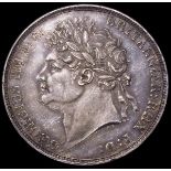 Crown 1821 SECUNDO ESC 246 EF lightly toned, the obverse with some light contact marks, the fields