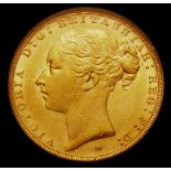 Sovereign 1886 George and the Dragon. Melbourne mint. Marsh 108 approaching EF and graded 55 by CGS