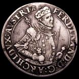 Austria Thaler Ferdinand II undated issue (c.1577) Davenport 8100 Fine with some scratches on the