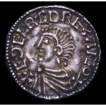 Penny Aethelred II Long Cross Type EADPOLD MO CAENT Eadwold at Canterbury Mint S.1151 VF toned the