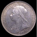 Crown 1895 LIX ESC 309 Davies 512 dies 1A EF or better and attractively toned, slabbed and graded