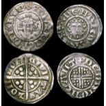 Pennies (4) Henry III Long Cross, S.1368 Canterbury Mint moneyer Nicole NVF, Long Cross, Henry III