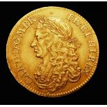 Broad 1662 Charles II S.3337A North 2780 by T.Simon, this the last coin of this denomination, as