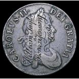 Engraved  Crown 1668 Fine, the obverse inscribed 'William Taylor born 12th January 1749