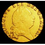 Guinea 1793 S.3729 Good Fine, Ex-jewellery