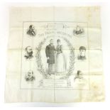 A Royal Wedding commemorative scarf to celebrate the wedding of HRH the Duke of York and HSH
