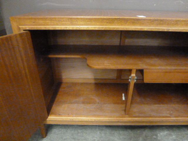 David Booth for Gordon Russell Ltd, a walnut and crossbanded 'Helix' sideboard, the two doors - Image 17 of 25