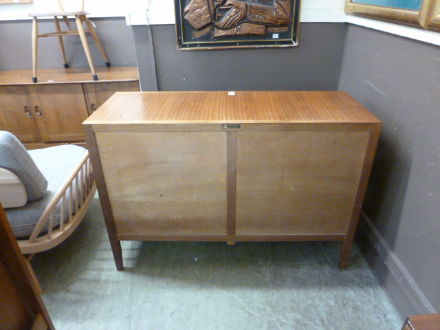 David Booth for Gordon Russell Ltd, a walnut and crossbanded 'Helix' sideboard, the two doors - Image 4 of 25