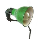 Industrial Design: a 1950's machinists' adjustable work light by Mek Elek CONDITION REPORT: No