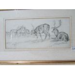 19th century English school in the manner of Thomas Baker, A small collection of watercolours,