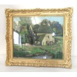 James Wright RSW "The Old Mill, Kilbarchan", signed lower right, titled and attributed to a