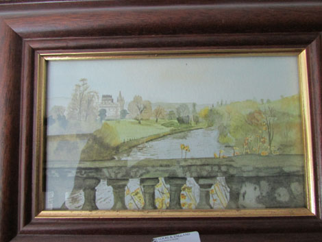 20th century British school, "Inverarny Castle, Scotland", watercolour, 11 cm x 19 cm CONDITION - Image 2 of 2