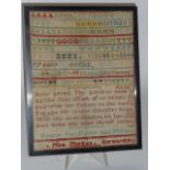 A Victorian sampler, by Mira Morgan of Burwardsley. 37 cm x 29 cm. CONDITION REPORT: Good, colours
