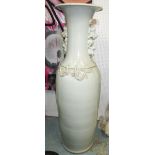 VASES, a pair, Chinese style, in blanc de chine, 150cm H. (2)
