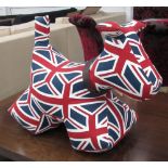 PUPPY SEAT, Union flag decorated with a